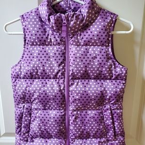 Girls Lands End Puffer Vest Size 7/8